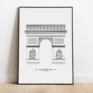 arc-de-triomphe-monument-parisien-paris-illustration-de-patrimoine-anne-vanrapenbusch
